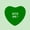 GREEN, variant on Ceybo Valentines Day Bite Me Heart Candy Wall Decals