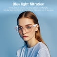 thumbnail image 3 of Gafas inteligentes GenXenon GS03-C Bluetooth 5.3 con filtro de luz azul, 3 of 9