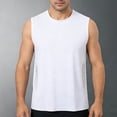 thumbnail image 2 of Cmfcve Mens Side Mesh Workout Tank Big & Tall Regular Fit Crewneck T Shirts Sleeveless Gym Muscle Tee with Ventilation, 2 of 6