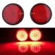thumbnail image 3 of Paquete de 2 Pegatinas Reflectantes de Seguridad Redondas de 55 Mm en Forma de Círculo Rojo, de PVC, para Motos Deportivas, Todoterrenos Y Motos de 2 uds rojo, 3 of 9