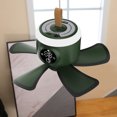 thumbnail image 1 of Ventilador de refrigeración por aire de 8000 mAh, sincronización recargable por USB, viento de 4 velocidades con lámpara LED Hugtrwg Para estrenar, 1 of 9