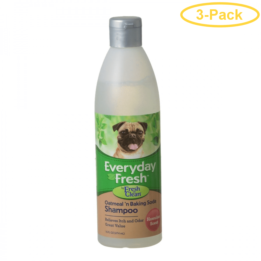 fresh and clean oatmeal dog shampoo