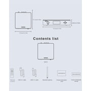 Topping D50 III Desktop HiFi DAC,also as Preamplifier,PEQ Adjustment, Includes 12V Trigger and Remote Control,Black