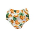 thumbnail image 3 of Honganda Ensemble de Maillot de Bain d'Été pour Enfants, Haut Sans Manches à Franges + Shorts Imprimé Banane, 3 of 8