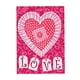 thumbnail image 4 of Bandera colgante para el Día de San Valentín con estampado de corazones y banderas verticales para jardín Estilo H, 4 of 9
