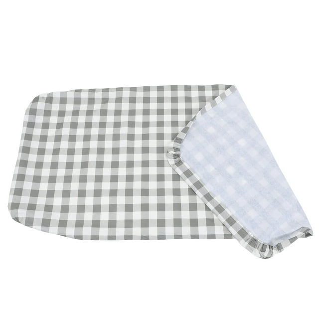 KAKOWELY patio table covers Outdoor Patio Elastic Table Cover High Elasticity Checked Table Cover PVC Flannel Table Cover with Elastic Band Dining Table Cover