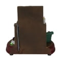 thumbnail image 6 of Northlight 8.5" Brown and Green LED Animated Musical Santa Scene Christmas Tabletop Decoration, 6 of 7
