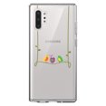 thumbnail image 1 of DistinctInk Clear Shockproof Hybrid Case for Galaxy Note 10 PLUS (6.8" Screen) - TPU Bumper Acrylic Back Tempered Glass Screen Protector - Colorful Birds Cartoon on a Vine, 1 of 1