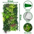 thumbnail image 5 of ODTORY Artificial Hedge Grass Wall Panel: 40" x 20" UV-Anti Faux Boxwood Ivy Greenery Backdrop, Fake Green Plant Fence for Indoor & Outdoor Privacy Screen and Home Decor, 5 of 7