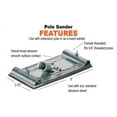 thumbnail image 4 of Warner Tools 256 Pole Sander Head Female Threaded, 4 of 4