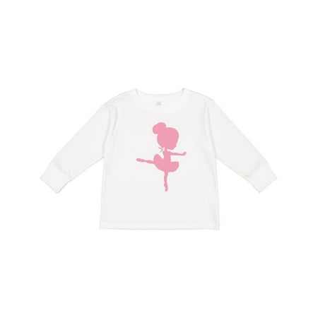 

Inktastic Cute Ballerina Gift Toddler Toddler Girl Long Sleeve T-Shirt