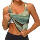 thumbnail image 3 of Fotbe Serene Coastal Blue Sky Sujetador Deportivo Largo sin Aros para Mujer con Almohadillas y Soporte Medio, Transpirable y Absorbente, Camiseta Tipo Chaleco o Tank Top-Small, 3 of 8