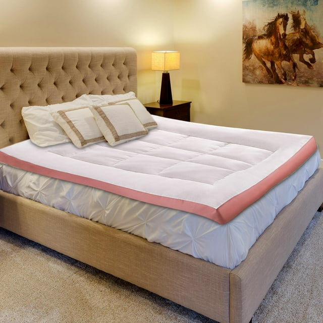 Futon Mattress Comfortable Quilted Thicken Sleeping Pad with 4 Corner Straps 90cmx200cm