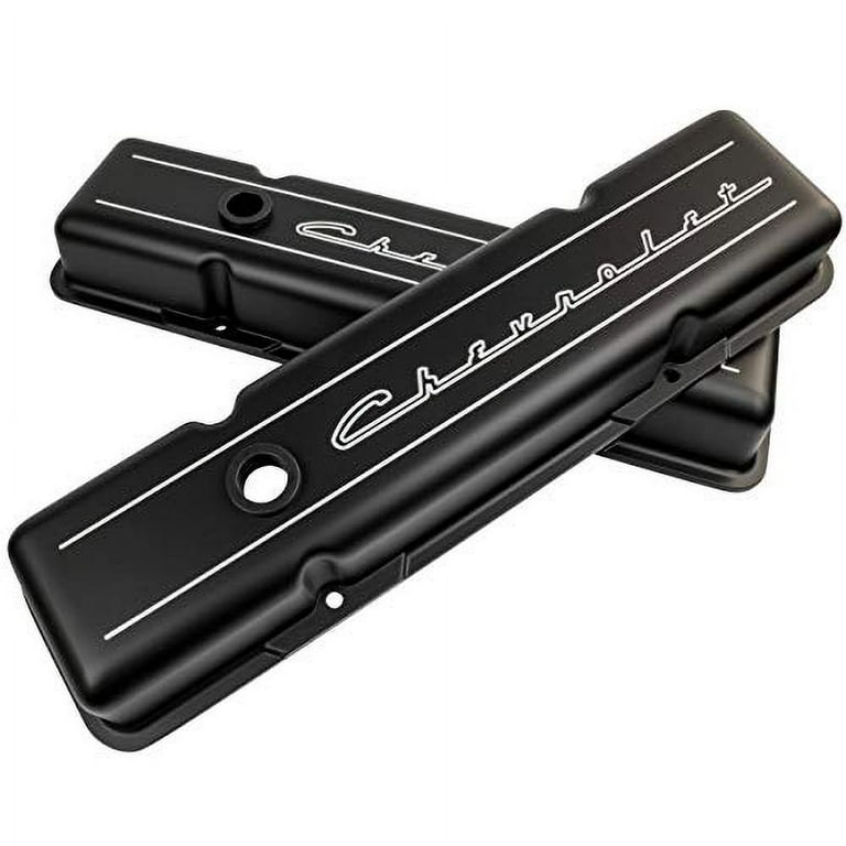 Billet Specialties BBC Valve Cover Chevy Logo Short Billet Specialties BBC Valve Cover Chevy Logo Short
