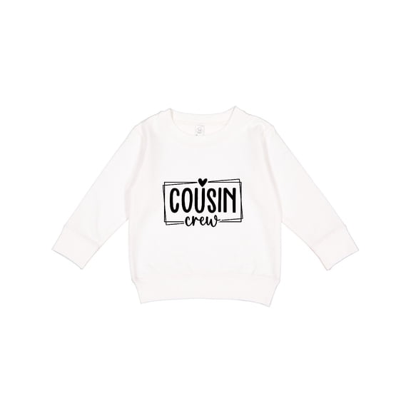 Inktastic Cousin Crew Toddler Sweatshirt