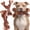 3PC-Bacon-Brown-Tough Dog Toys, variant on Indestructible Dog Toys For Aggressive Chewers: 3-pack Bacon Flavored Rock-hard Solid Nylon Medium & Large Dogs(25-90lbs) Heavy Duty Tough To Keep Them Busy Brown