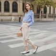 thumbnail image 2 of Decould sylf Women Loafers Casual Slip On Flat Shoes Comfortable Lightweight Walking Shoes Dressy Work Shoes, 2 of 8