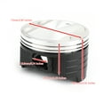 thumbnail image 3 of Piston Rings Pin Clips Kit STD 73mm Bore For Suzuki DR250R DRZ250 AN250 90-07, 3 of 6