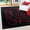 Black/Red, variant on SAFAVIEH Soho Chason Geometric Wool Area Rug, Black/Red, 3'6" x 5'6"