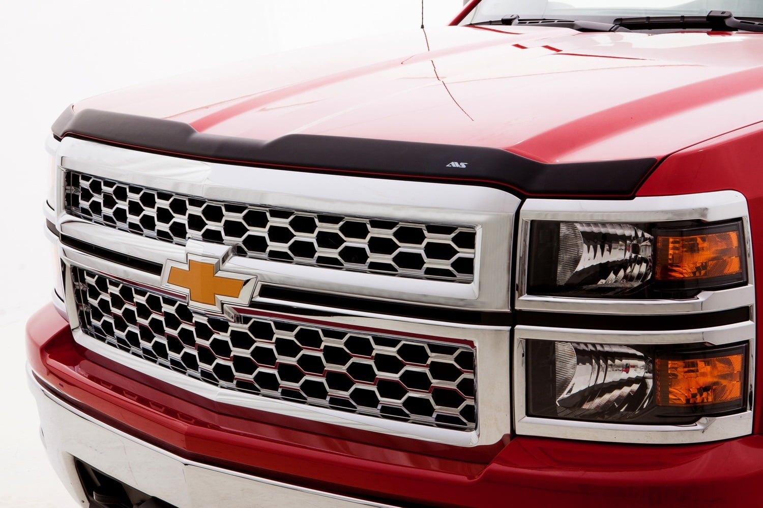 Photo 1 of AVS 15-18 Chevy Silverado 2500 Aeroskin Low Profile Hood Shield - Matte Black