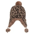 thumbnail image 4 of Outdoor Leopard Winter Neutral Warm Ear Protection Hat Autumn knitted Woolen Hat, 4 of 9