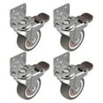 thumbnail image 1 of Side Mount Casters, 2 Inch Furniture Wheels, LShaped Rubber Casters, 1 of 5