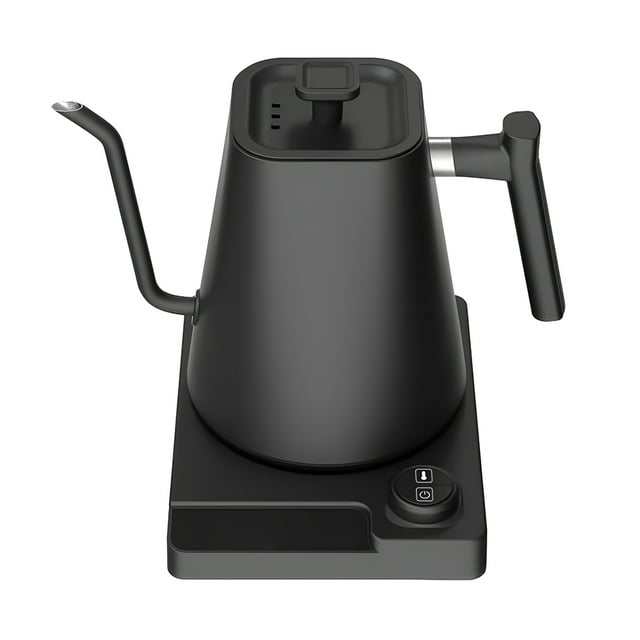 Electric Gooseneck Kettle, Temperature Control, Pour-Over Coffee/Tea Kettle, 1.0L, Quiet, 1-24H Insulation, Stainless Steel LCD Display, 1200W Fast Heating Hot Water Boiler