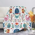 thumbnail image 6 of Matoen Easter Eggs Throw Blanket, Colorful Easter Decorations for Boys and Girls, Happy Easter Egg Flannel Throw Blanket, Super Soft Warm Easter Blanket for Couch Chair Sofa and Bed 39.4x51.2 inch, 6 of 6