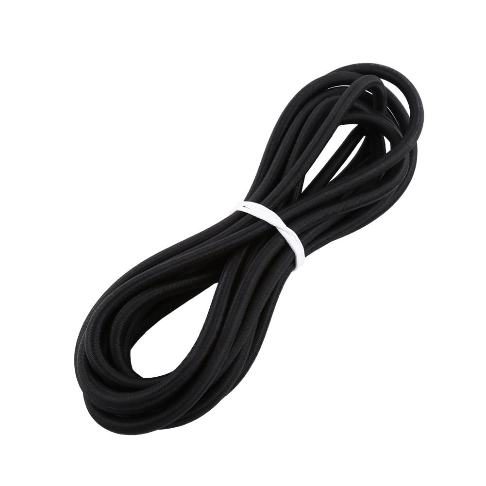 5mm  SHOCK CORD ELASTIC BUNGEE  Black White Red Blue Gold 