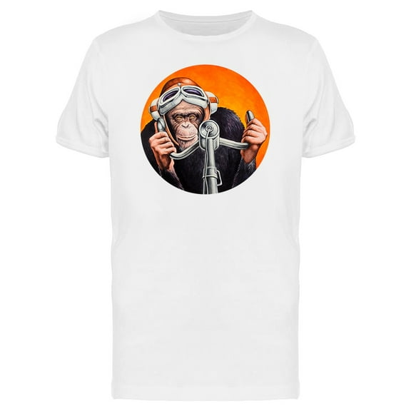 Cool Chimpanzee Pilot Tee Men's -Image by Shutterstock