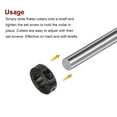 thumbnail image 4 of Uxcell 2pcs Shaft Collars 7/8" Bore 1-5/8" OD 1/2" Width Single Split Axle Clamp-On Collar with Set Screw, 4 of 5