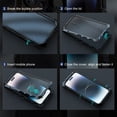 thumbnail image 5 of for iPhone 14 Pro Metal Armor Case, Heavy Duty Shockproof Rugged Case with Built-in Glass Screen Protector, 360 Full Body DustProof Protective Cover for iPhone 14 Pro 6.1 inch,Silver, 5 of 12
