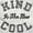White, variant on Kind Is the New Cool Positive Quote Women's Graphic T Shirt Tees Brisco Brands S