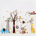 thumbnail image 1 of Vinil Decorativo Infantil Bebé Niña Changuitos Árbol Bosque H&Jess VINIL INFANTIL, 1 of 3