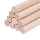 thumbnail image 1 of Varillas de Madera Redondas,(14mm)1/2 x 12 Pulgadas Varilla Redonda para Bricolaje, Paquete de 10, 1 of 6
