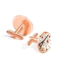 thumbnail image 3 of Valentine's Day Stainless Steel Men's Cufflinks for Dress Shirts – for Formal Occasions, 3 of 6