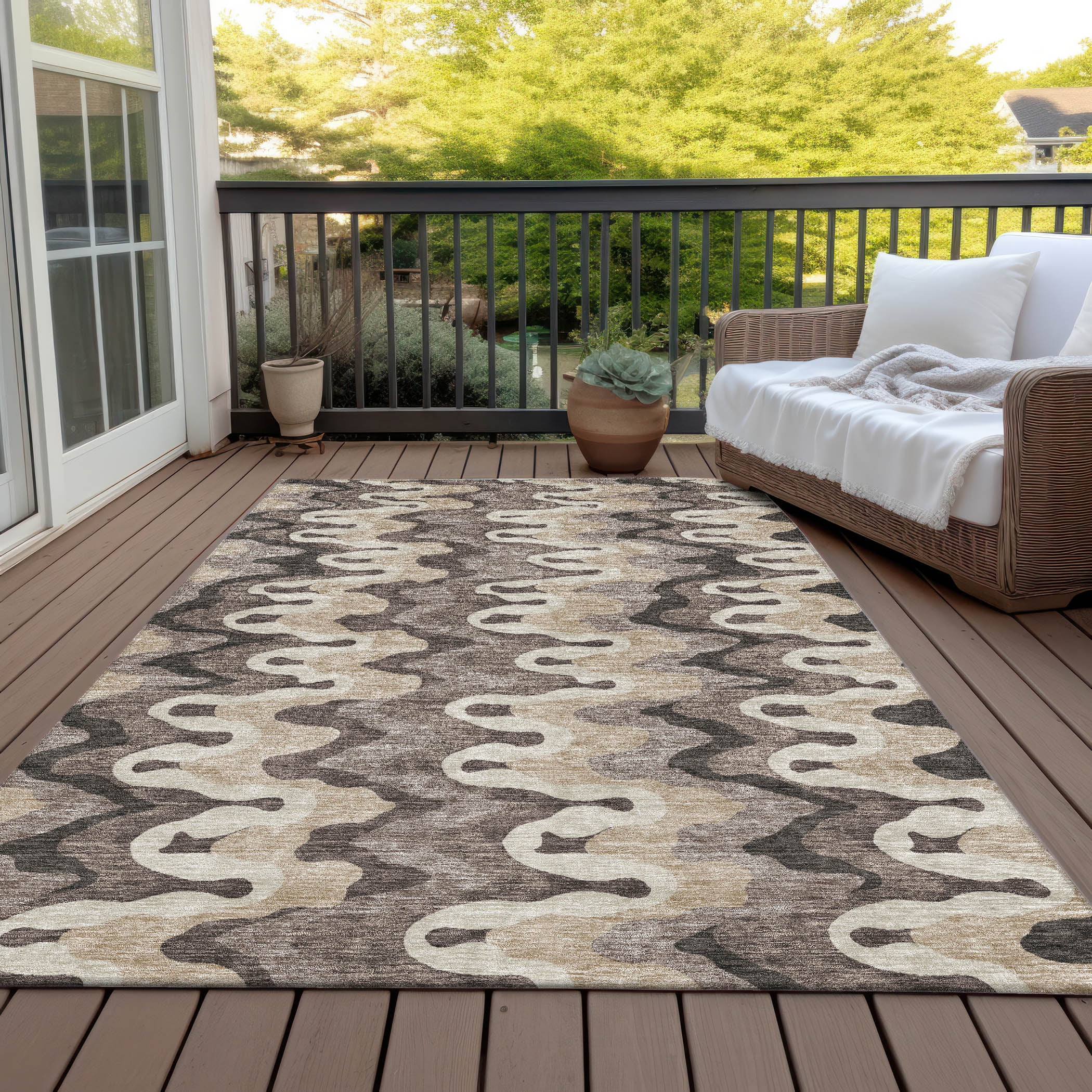 Addison Rugs Chantille ACN750 Brown 3' x 5' Rug