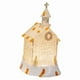 thumbnail image 4 of Casa de Navidad Construcción navideña Manualidad Regalo multiusos Adorno iluminado para Punto dorado, 4 of 9