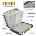 thumbnail image 4 of Haosy Accordion File Organizer Zipper Binder 500 Sheet 6-Tab Expanding File Folder Multi-Pocket 1.2 Inch 3 Ring Cartoon Ghost Pumpkin Bats, 4 of 7