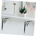 thumbnail image 5 of Woeilo 2Pcs Floating Shelf Brackets Wall Mounted Corner Brackets for Home DIY Projects Sturdy Support for Kitchen Garage Bathroom Black, 5 of 5