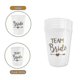 thumbnail image 2 of 12pcs Team Bride Plastic Cup Hen Party Translucent Cups Set, 2 of 5