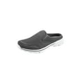thumbnail image 3 of Rotosw Ladies House Shoe Comfort Slippers Closed Toe Casual Shoes Women Slides Womens Breathable Slip On Mules Dark Gray 12, 3 of 4