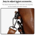 thumbnail image 4 of Arcticwind Women's Soft PU Leather Handbag, Large Capacity Multi-Pocket Crossbody Shoulder Purse with Top Handle, Adjustable Strap & Matching Change Purse, Brown, 4 of 9