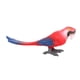 thumbnail image 5 of Figura de juguete de loro para niños, figura de pájaro para decorar pasteles y aprender. Rojo, 5 of 8