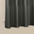 thumbnail image 2 of Mainstays Faux Silk 63" Drapery Grommet Window Curtains Panel, Charcoal, 2 of 7