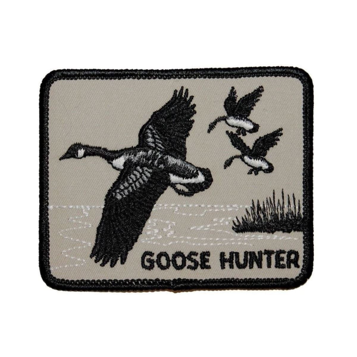 Логотип Goose Hunter. Патч охотник. Патчи на охотничью тему. Патч утки.