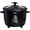 Black, variant on COOK WITH COLOR 6-Cup Rice Cooker 300-Watt Cooking Pot Kitchen Appliance, Black