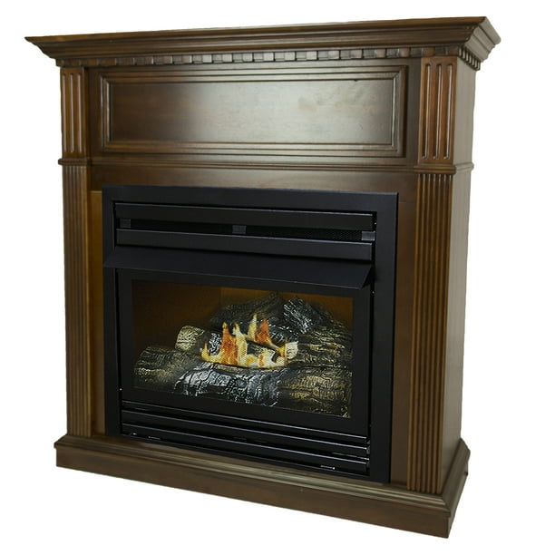 Pleasant Hearth 42 in. Propane (LP) Intermediate Freestanding Cherry