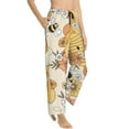 thumbnail image 3 of Kdxio Women's Comfy Stretch Groovy FloralPrint Drawstring Pajama Pants-X-Large, 3 of 9