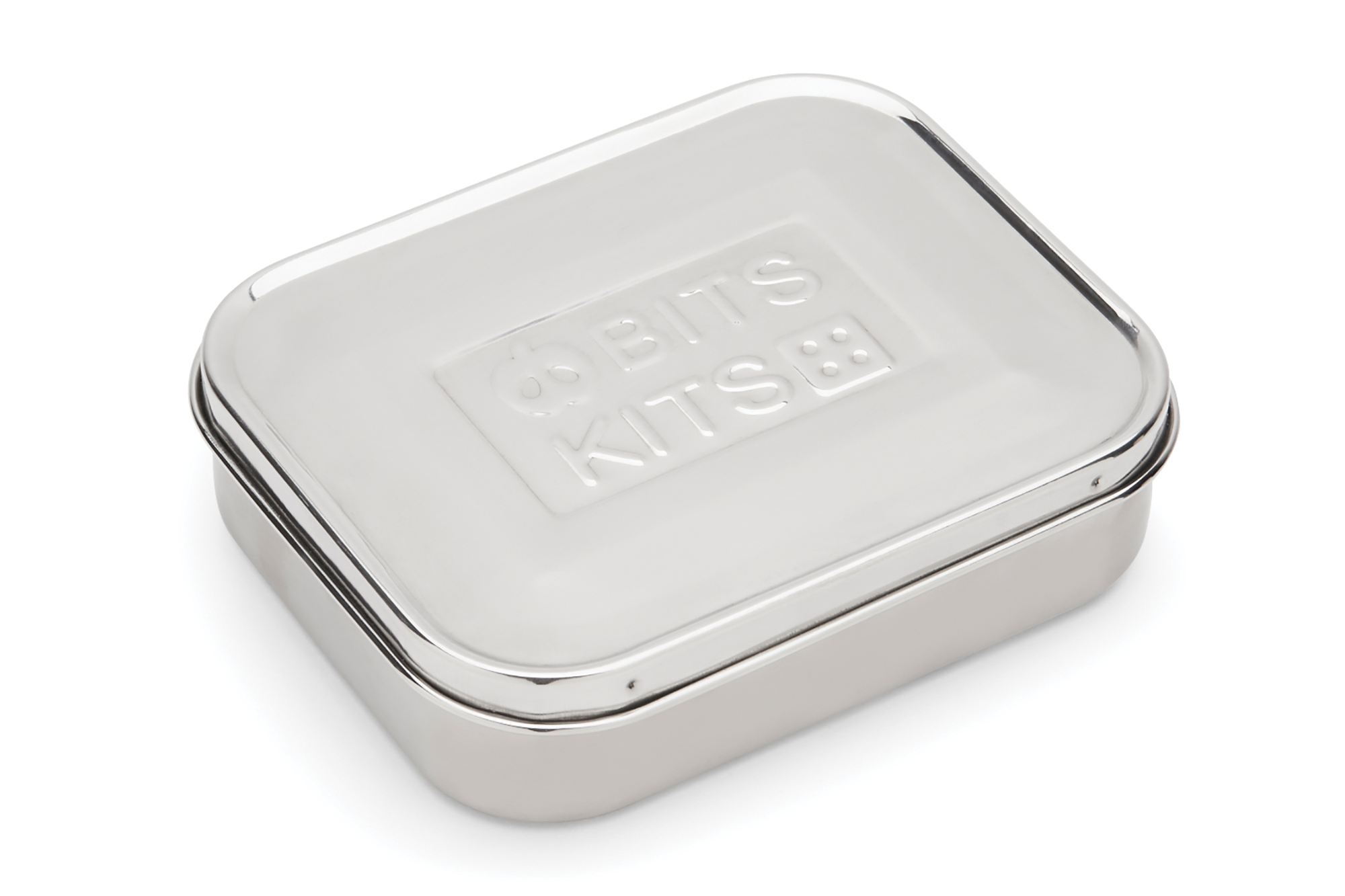 Bits Kits on the Go Snack Set, Stainless Steel Reusable Food Containers, Lunch Bento Box, Condiment Containers, Set of 3